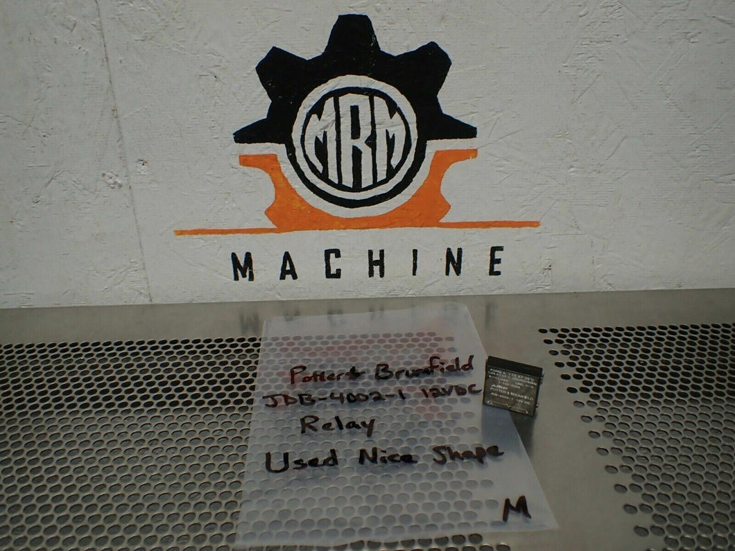Potter & Brumfield JDB-4002-1 12VDC Circuit Board Relay Module Used W/ Warranty