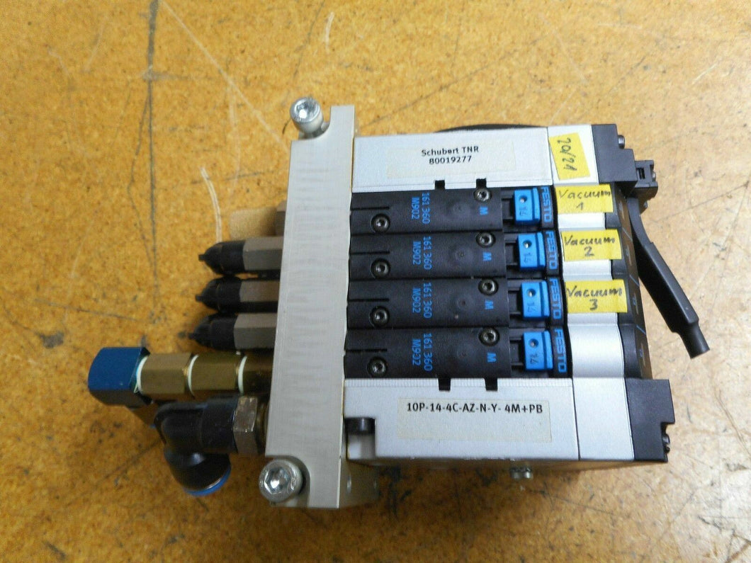 Festo 10P-14-AC-AZ-N-Y-4M+PB Valves CPV14-GE-ASI-4-Z CPV-14-VI CPV14-VI-P4-1/8-B
