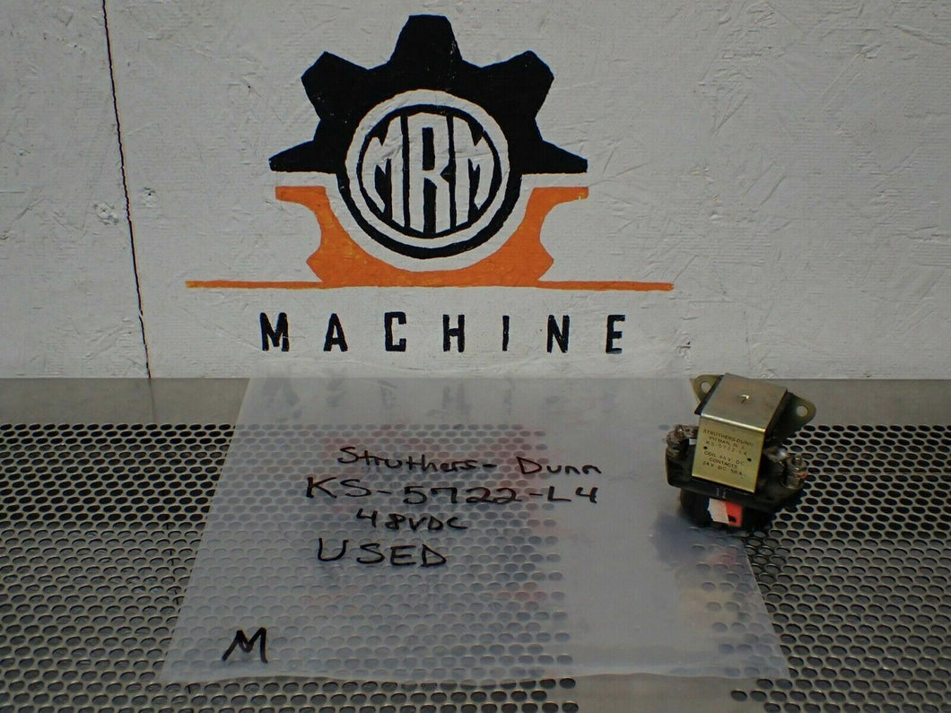Struthers-Dunn KS-5722-L4 48VDC Relay Used With Warranty See All Pictures