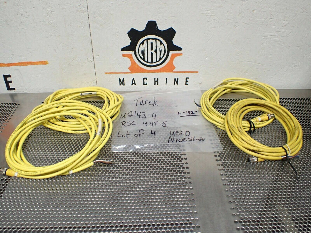 Turck U2143-4 RSC 4.4T-5 Euro Fast Cordsets 192