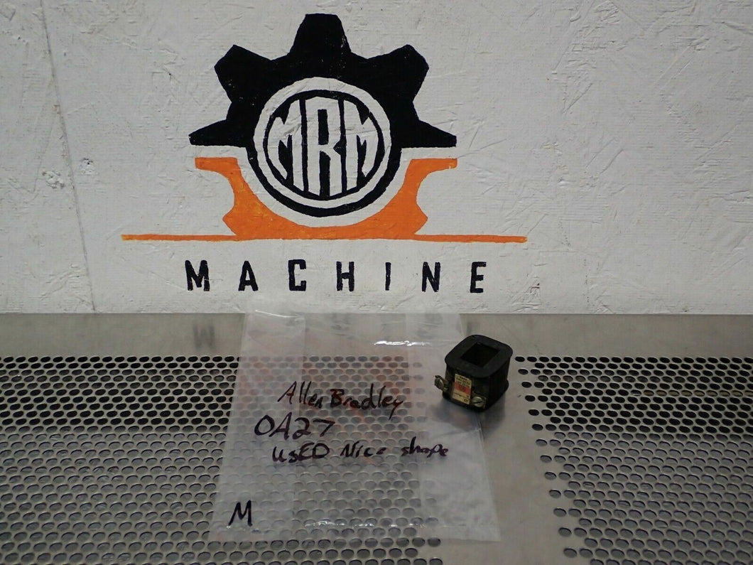 Allen Bradley 0A27 Coil 24V 60Cy 12V 25Cy Used With Warranty