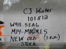 Load image into Gallery viewer, CJ Winter 101812 M14-M16x1.5 W911.5EA6 Thread Rolls New (Lot of 3 Rolls)
