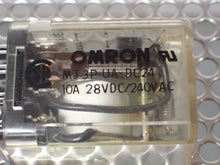 Load image into Gallery viewer, Omron MJ3P-UA-DC24 Relay 10A 28VDC/240VAC Used With Warranty
