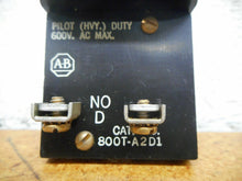 Load image into Gallery viewer, Allen Bradley 800T-A2D1 Pushbutton 600VAC Black Used With Warranty
