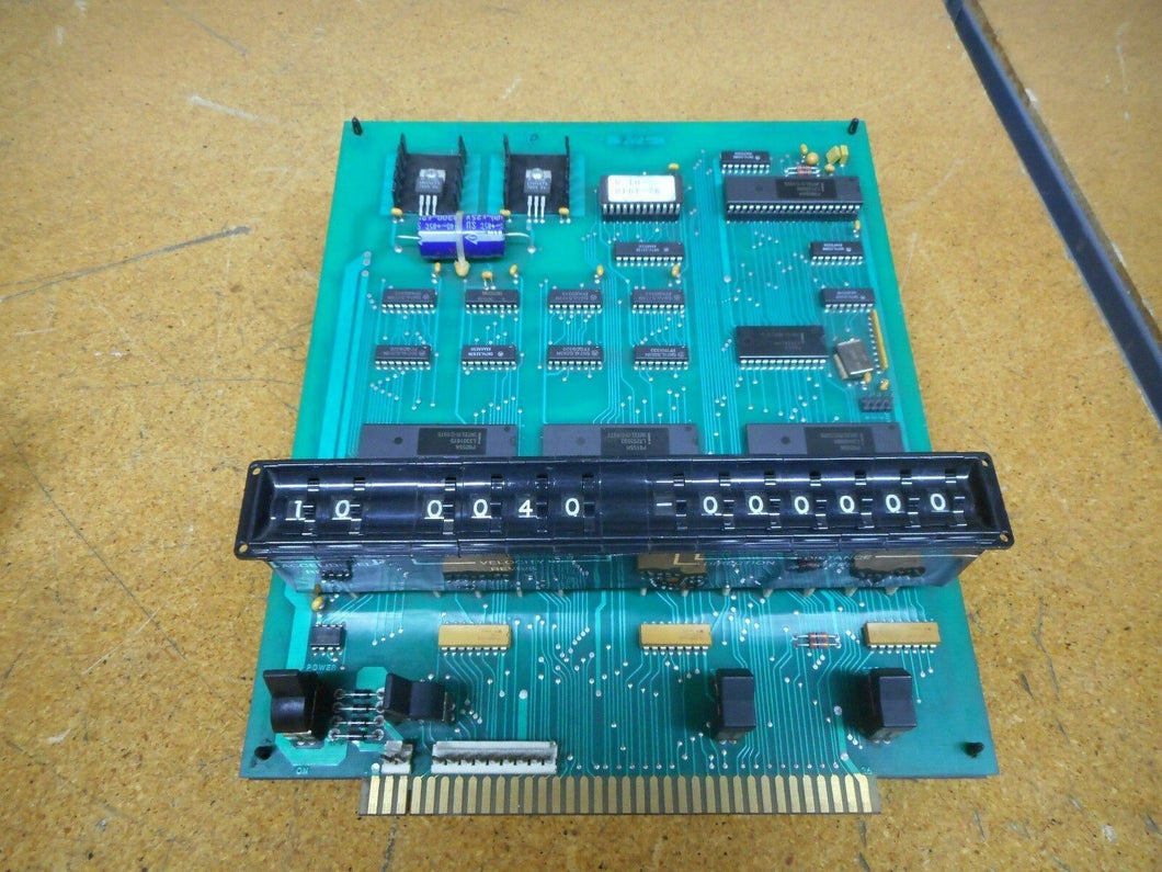 COMPUMOTOR Model 150 Series Indexer Board PCB 61-002478-02 Rev B Used