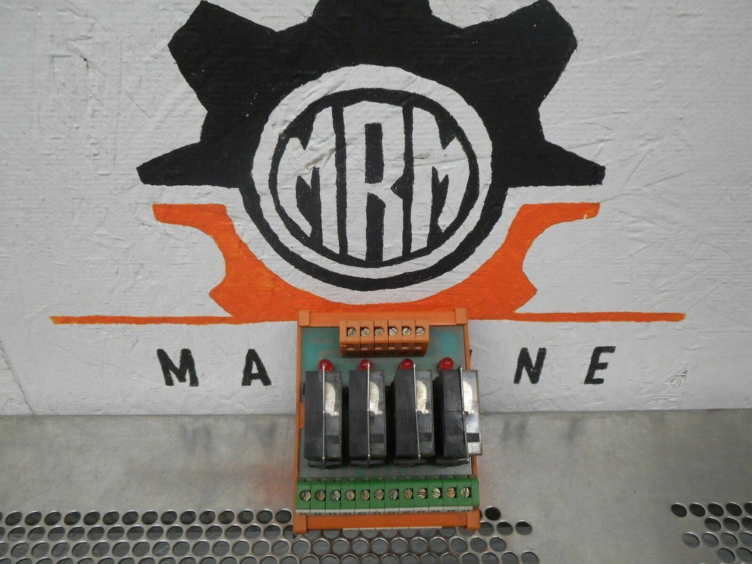 Conta Clip AP1/TS Relay Module E3206 (4) Relays 24V 250V Used With Warranty