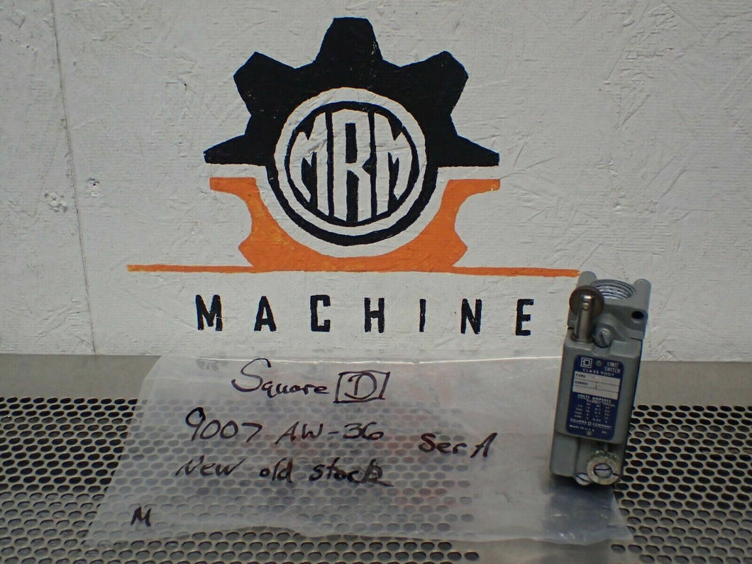 Square D 9007 AW-36 Ser A Limit Switch New Old Stock See All Pics