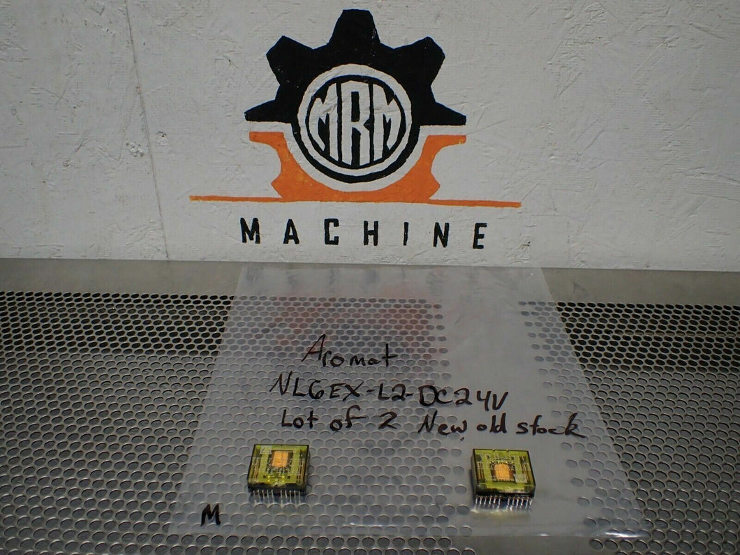 Aromat NL6EX-L2-DC24V Relays New Old Stock (Lot of 2)