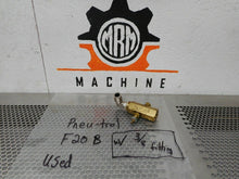 Load image into Gallery viewer, PNEU-TROL F20B Flow Control Valve With 3/8 Elbow Fitting Used With Warranty

