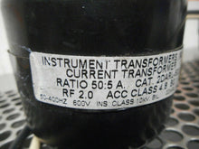 Load image into Gallery viewer, Instrument Transformers Inc. 2DARL-500 Ratio:50:5 A 50-400Hz 600V Used (2 Lot)
