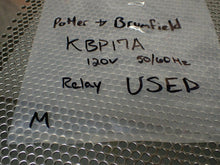 Load image into Gallery viewer, Potter &amp; Brumfield KBP17A Relay 120V 50/60Hz Used With Warranty See All Pictures
