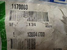 Load image into Gallery viewer, Fastenal 1170003 1/4-20 UNCX3/4 Hex Head Cap Screws New (One Bag of 44 Screws)
