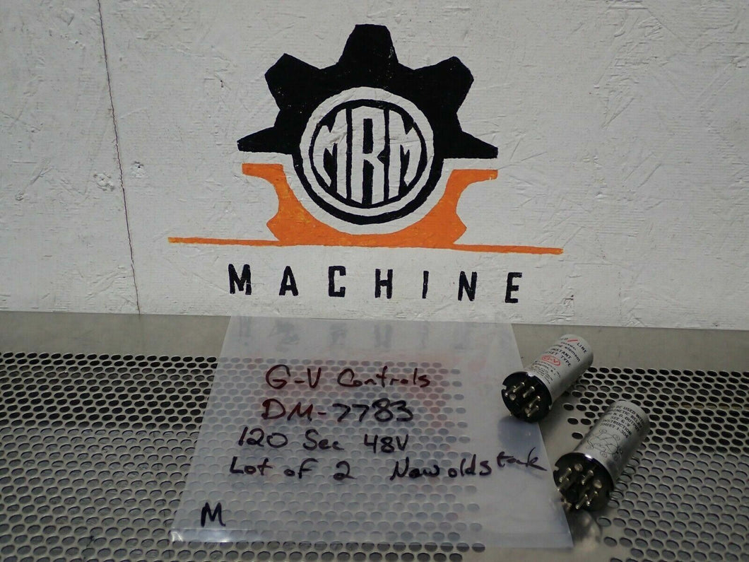 G-V Controls DM-7783 120Sec 48V Thermal Timing Elements New No Box (Lot of 2)