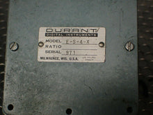 Load image into Gallery viewer, Durrant Model E-S-4-X Lever Operated Contactor New Old Stock
