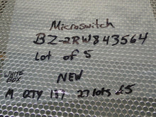 Load image into Gallery viewer, Micro Switch BZ-2RW843564 Limit Switches 10A 125, 250 Or 480VAC New (Lot of 5)
