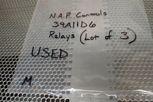 Load image into Gallery viewer, NAP Controls 39A11D6 Relays Used With Warranty (Lot of 3) See All Pictures

