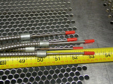 Load image into Gallery viewer, Thermocouple Probes (2-1/2" Long Probe &amp; 48" Long Cables) &amp; Plugs Used Lot of 5
