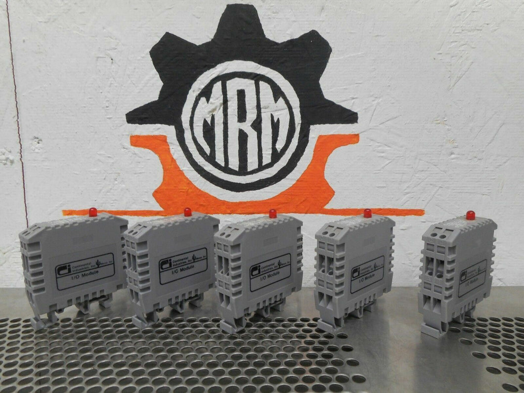 Continental Industries RM IDC5 I/O Modules 10-32 15-32 VDC-AC Gently Used 5 Lot