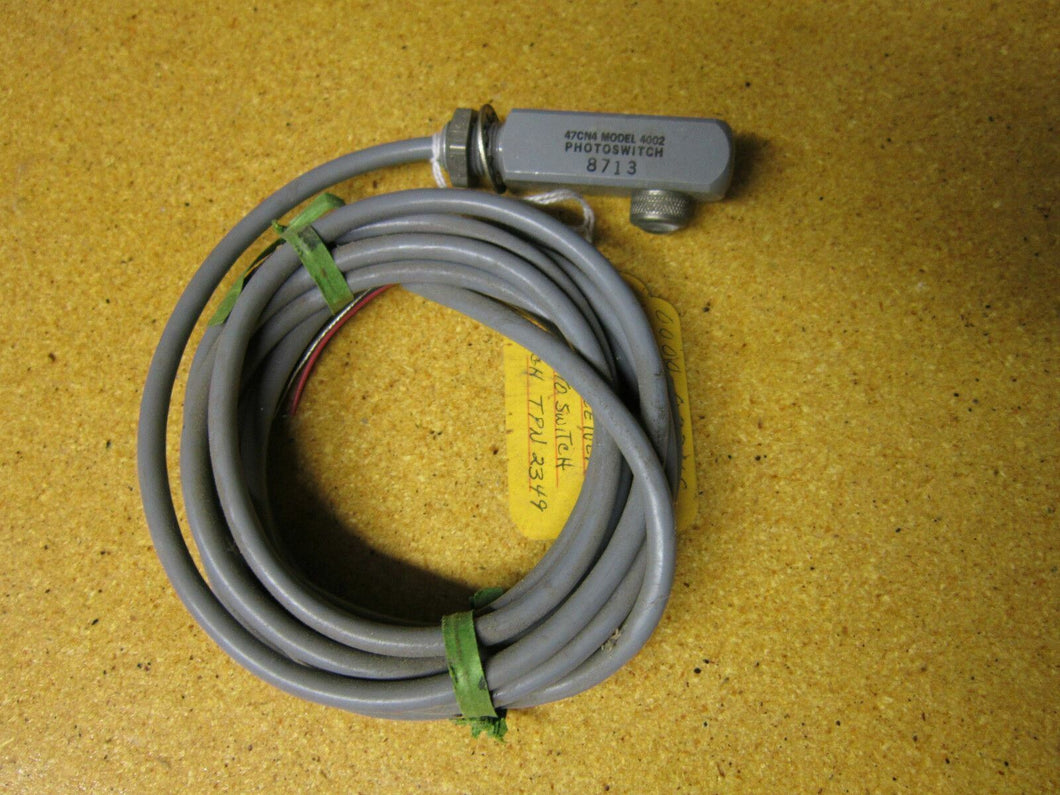Photoswitch 47CN4 Model 4002 PHOTOELECTRIC RECEIVER FOR 22/33 SERIES 3000