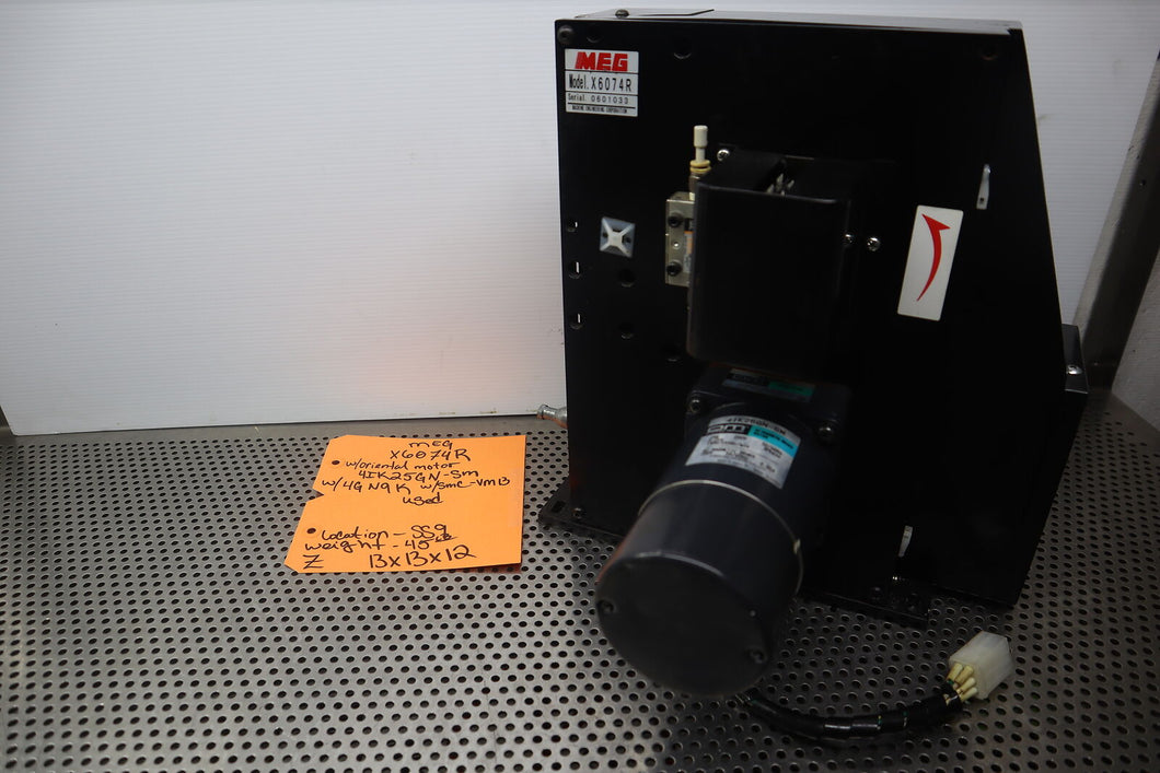 MEG X6074R Orient Motor 4IK25GN-SM Motor W/ 4GN9K Gear Head See All Pics