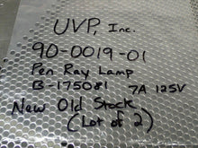 Load image into Gallery viewer, UVP, Inc. 90-0019-01 Pen Ray Lamp B-175081 7A 125V New Old Stock (Lot of 2)
