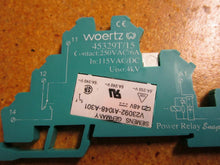 Load image into Gallery viewer, Woertz 45329T/15 Terminal Blocks 250VAC 6A With Relays Gently Used (Lot of 15)

