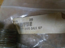 Load image into Gallery viewer, Conduit 3/4&quot; X 5&quot; Galvanized Steel Nipple New (Lot of 4)

