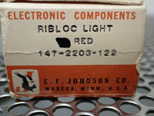 Load image into Gallery viewer, E.F. Johnson Co. 147-2203-122 Red RIBLOC Lights New In Box (Lot of 7)
