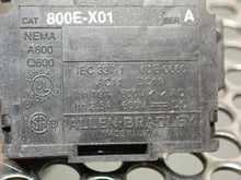 Load image into Gallery viewer, Allen Bradley 800E-X01 Ser A Contact Blocks Used With Warranty (Lot of 2)
