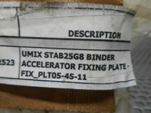 Load image into Gallery viewer, 9040-00943 WDX4-80-18082523 UMIX STAB25G8 Binder Accelerator Fixing Plate (12)
