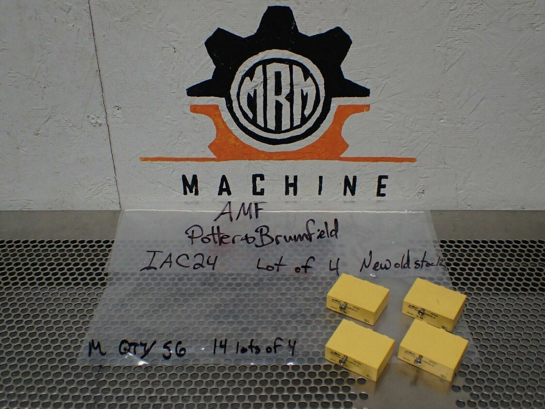 Potter & Brumfield IAC24 Relay Module Input 120VAC New No Box (Lot of 4)