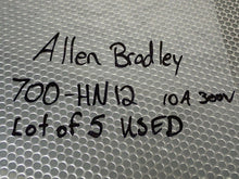 Load image into Gallery viewer, Allen Bradley 700-HN12 Ser A Relay Sockets 10A 300V Used W/ Warranty (Lot of 5)
