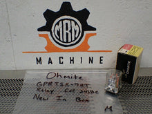 Load image into Gallery viewer, Ohmite GPRTSX-72T Relay 11Pin 24VDC Coil New In Box Fast Free Shipping
