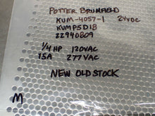 Load image into Gallery viewer, Potter &amp; Brumfield KUM-4057-1 24VDC KUMP5D18 1/4HP 120VAC 15A 277VAC New
