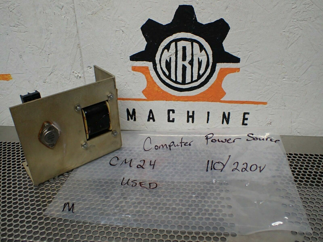 Computer Power Source CM24 110/220 Power Supply Used With Warranty See All Pics