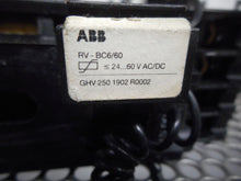 Load image into Gallery viewer, ABB KC40E Contactor 24VDC CA7-10-01 Auxiliary Contact &amp; RV-BC6/60 Used (2 Lot)

