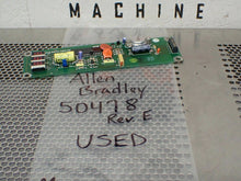 Load image into Gallery viewer, Allen Bradley 50478 Rev. E Display Board Used With Warranty See All Pictures
