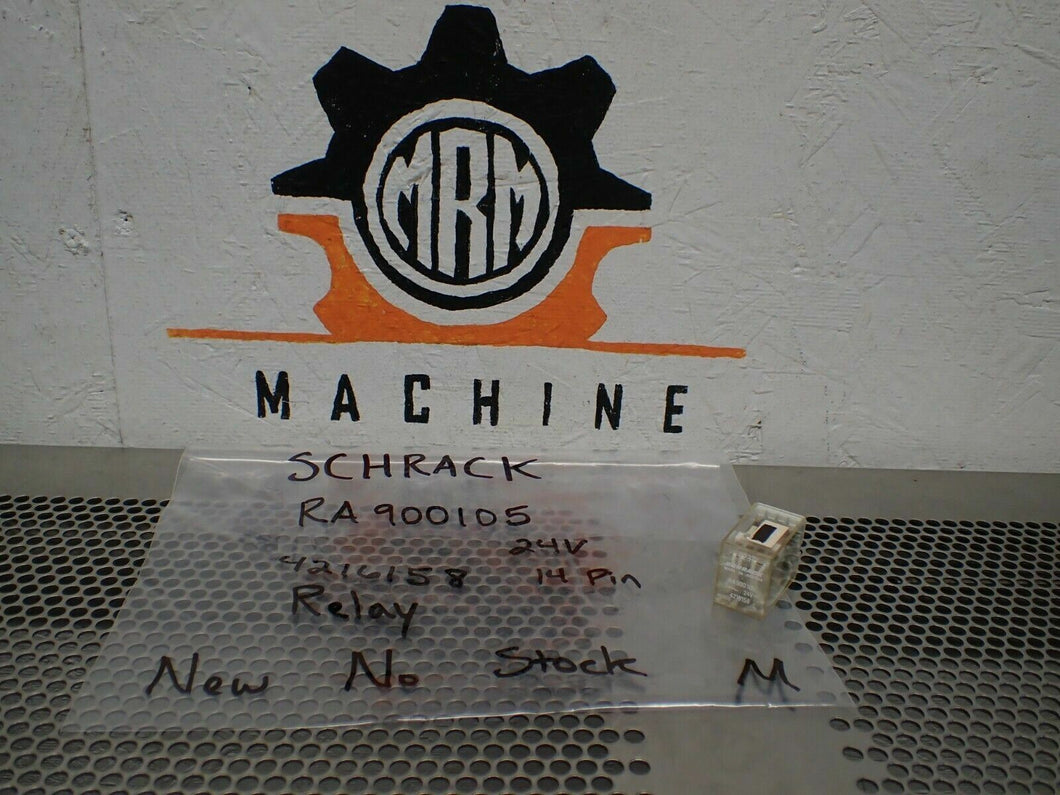 SCHRACK RA900105 24V 4216158 14Pin Relay New Old Stock No Box