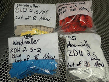 Load image into Gallery viewer, Weidmuller (Lot of 93 Terminal Blocks) ZDK 2.5-2PE ZDU 2.5 DLD 2.5PE ZDK 2.5-2
