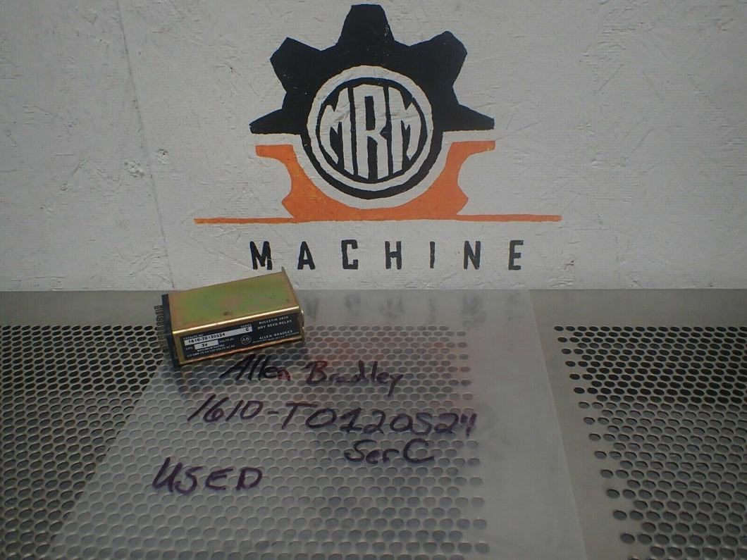 Allen Bradley 1610-T0120S24 Ser C Dry Reed Relay 24VDC Coil Used With Warranty