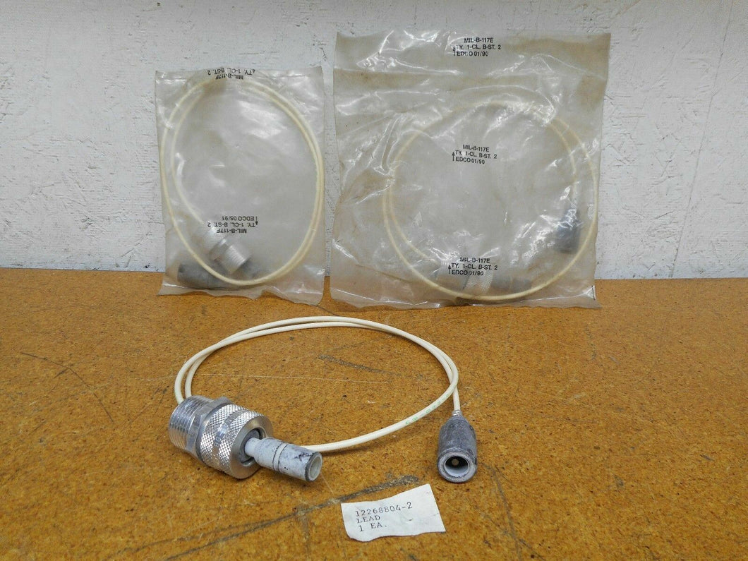 12268804-2 MIL-B-117E TY. 1-CL. B-ST. 2 EDCO New (Lot of 3)