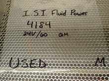 Load image into Gallery viewer, ISI Fluid Power 4184 24V/60 QM Valve Unit Used With Warranty
