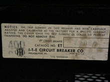 Load image into Gallery viewer, ITE ET-72088 Circuit Breakers 40A 3Pole Used With Warranty (Lot of 2)
