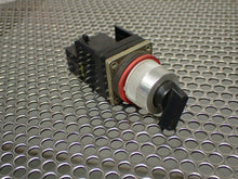Load image into Gallery viewer, Allen Bradley 800MR-JX2B Ser A Selector Switch W/ 800M-XA Ser B Contact Block
