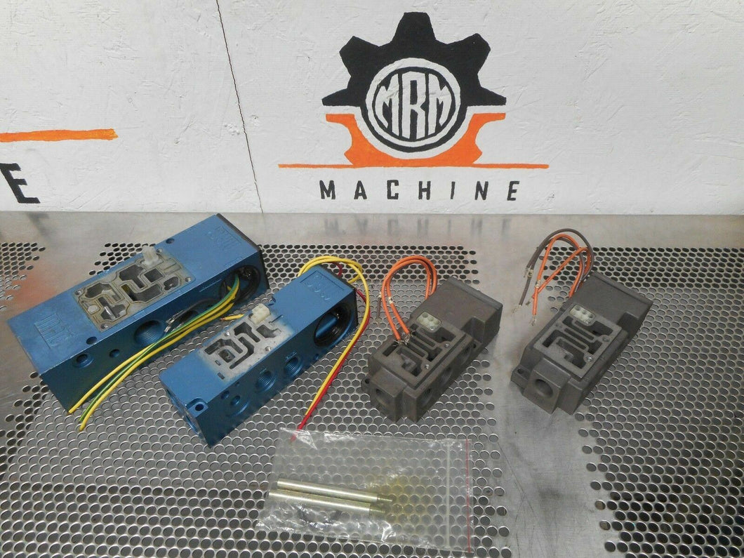 Mac Valves (2) Manifold Blocks & Numatics (2) Manifold Blocks Used With Warranty