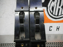 Load image into Gallery viewer, Heinemann Electric 2X0411 20A Circuit Breakers 120/240VAC 1 Pole Used (Lot of 2)
