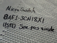 Load image into Gallery viewer, Micro Switch BAF1-3CN18X1 Limit Switch 15A 125, 250 Or 480VAC Used W/ Warranty
