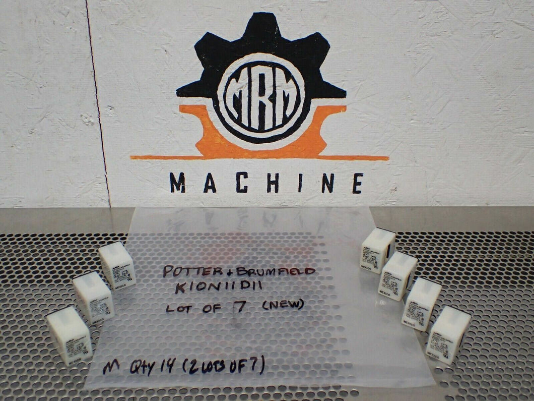 Potter & Brumfield K10N11D11 24VDC Relays New Old Stock (Lot of 7) See All Pics