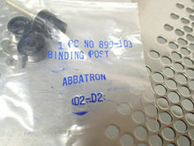 Load image into Gallery viewer, Abbatron 02-02 899-103 Black Binding Posts New Old Stock (Lot of 10)
