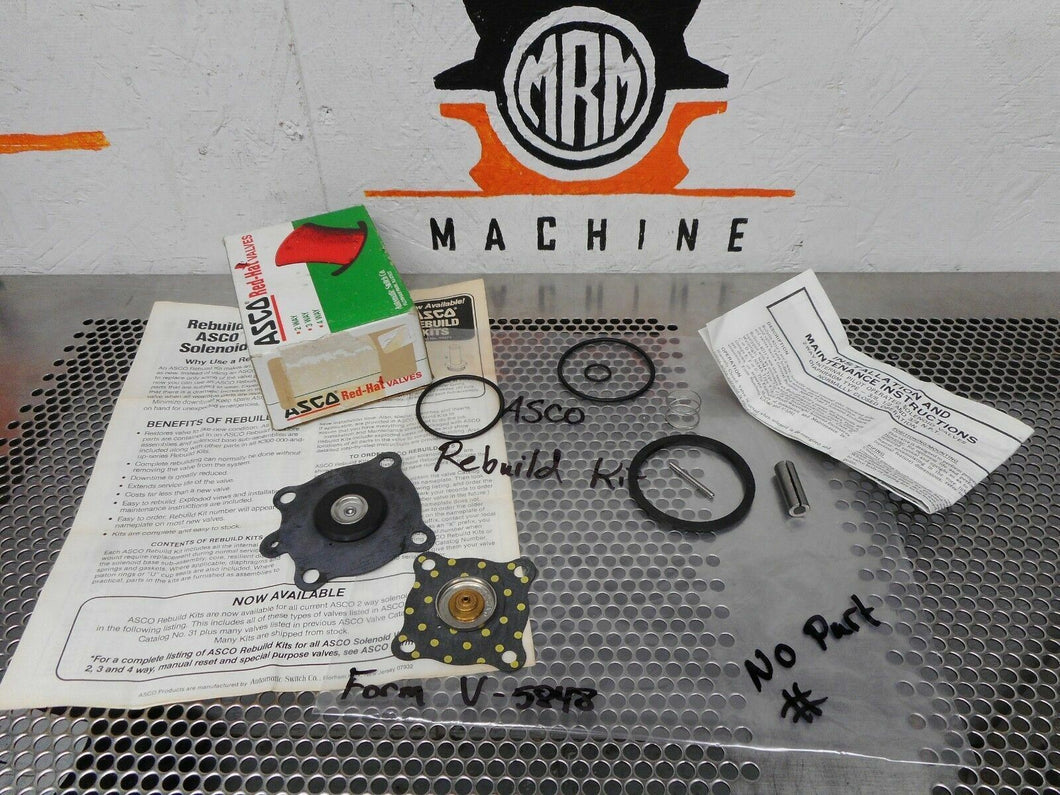 ASCO Solenoid Valve Rebuild Kit Form V-5848 New In Box